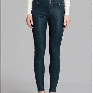 Ted Baker - Green Anna Wax Skinny Jeans Size 28